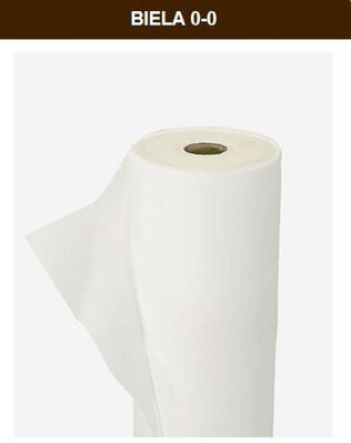 Textília netkaná biela 1,6x100m 17g/m2 UV stabilizovaná rolka