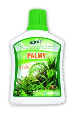 Hnojivo na palmy a zelené rastliny 0,5l AGRO