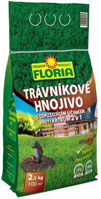 Floria Hnoj. Trávnik proti krtkom 2,5kg