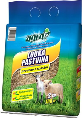 Tráva LÚKA A PASTVINA 2kg  AGRO