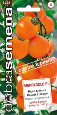 Rajčiak DS MERRYGOLD F1 kolík.odolná k plesni oranžová 3245