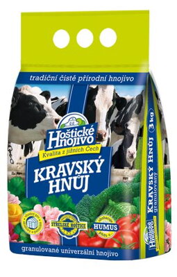 Kravský hnoj 3kg Hošt.   FORE