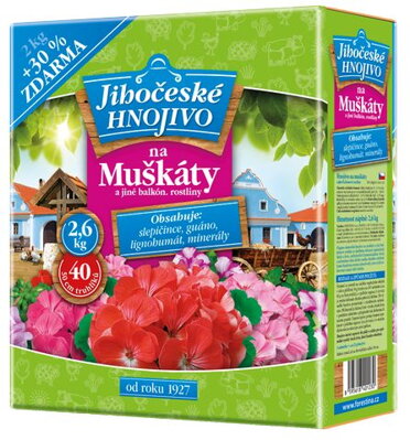 Hnoj.Juhočeské MUŠKÁTY 2kg FORE