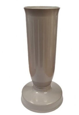 Váza BESOP 30cm ŠEDA zataž