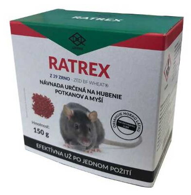 Ratrex Z29 150g Zrno červené  28/k