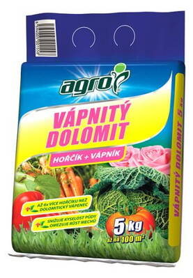 Vápnitý dolomit 5kg AGRO  156/p