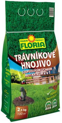Hnoj. TRÁVNIK proti krtkom 2,5kg   Floria