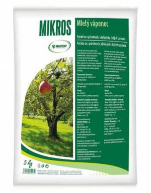 Mletý vápenec 5kg      Mikrop